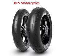 Pirelli Diablo Rosso IV 4 120/70ZR17 58W & 200/55ZR17 78W Motorcycle Tyre Pair