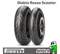 Pirelli Diablo Rosso Scooter ( 110/70-12 TL 47P Front wheel )