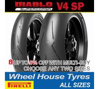 Motorcycle Tyres 190/55 R17 Pirelli 75W (Rear) Diablo Supercorsa V4 SP