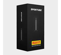 Pirelli Road Bike Butyl Inner Tube, 700x23-30, 48mm Presta Valve, Black