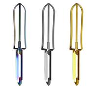 Pireunthera 3 Pieces Vegetable Peeler Stainless Steel Rotary Peeler Potato Peeler for The Kitchen Peeling Apples Vegetables Carrots, Multicolor