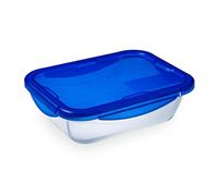 Pyrex Cook & Go â Rectangular Container with Lid 100% Waterproof, Suitable for oven and Microwave Food Container, 24 x 18 cm, 1.7 L