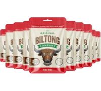 Piri Piri Biltong. Snack Bags. High in Protein. A Healthy Snack Made from British & Irish Beef by The Original Biltong Company (10 x 25gram, PiriPiri)