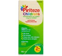 Piriteze Children's Hayfever & Allergy 1mg/ml Syrup 70ml