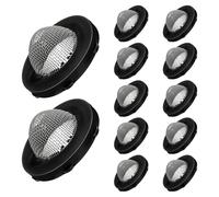 Piriuuo 12 Pcs Hose Washers, Stainless Stain Garden Hose Washers Garden Hose Screen Filter with Strainer Hose Washer with Screen Hose Gasket Washers for 3/4 Inch Garden Hose Washing Machine
