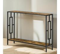 Pirlo Plush 106Cm Wide Narrow Console Table Industrial Style