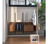 Pirlo Plush 180CM Tall Coat Stand With 8 Hooks in Brown Pirlo Plush Brown