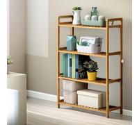 Pirlo Plush 4 Tier Bamboo Shelving Rack Stand