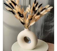 Pirlo Plush Donut Shaped Round Ceramic Vase