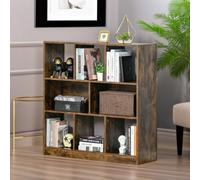 Pirlo Plush Industrial 8 Cube Storage Unit Rustic Brown Pirlo Plush Brown