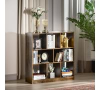 Rafaelo Mobilia Industrial 8 Cube Storage Unit Rustic Brown