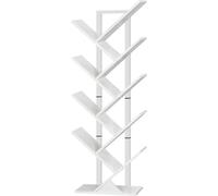 Pirlo Plush Industrial 9 Tier Tree Free-Standing Book Shelf