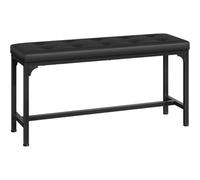 Pirlo Plush Industrial Faux Leather Dining Bench Seat