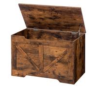 Pirlo Plush Industrial Wooden Storage Box Chest Trunk Rustic