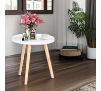 Rafaelo Mobilia Narrow Side Table With Flower Design