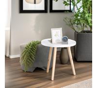 Rafaelo Mobilia Narrow Side Table With Flower Design
