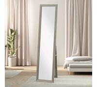 Pirlo Plush Rustic Full Length Mirror Freestanding Or Hanging Grey