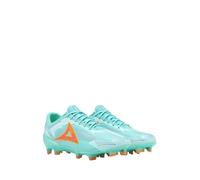 Pirma Skin Gamer Glitchforce 3058 Men's Soccer Cleats, Aqua/Orange, 6 UK