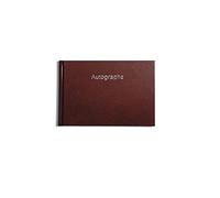 Pirongs Silver-edged Autograph Book - available in 10 colours - Perfect for school leavers and autograph collectors - Burgundy