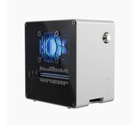 Pironman 5-Mini NVMe M.2 SSD PCIe Mini PC Case for Raspberry Pi 5 2/4/8/16GB Hailo-8L AI Accelerator with PWM Active Cooler+RGB Fan, Safe Shutdown, RGB Effect, Stylish Design (RPI5 Not Included)