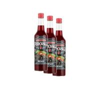Piroska Sour Cherry Cordial, 700ml, 50% Fruit Content, Makes 6.3L, Pack of 3