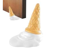 PIROTTO PIANO PIROTTO DOOR STOPPER | Banana and Ice Cream Floor Shaped Door for Playful Doors Designed to Protect Floors and Walls Perfect for Offices, Bedrooms