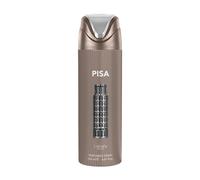 Lattafa Pride Pisa Deodorant Spray 200ml - Men’s Fresh Citrus Woody Deodorant with Mandarin, Bergamot, Cedar & Amber