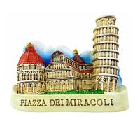 Pisa Italy 3D Fridge Magnet Souvenir Gift,Resin Handmade Pisa Refrigerator Magnet Home & Kitchen Decoration Collection