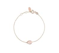 Pisa Mini Teardrop Bracelet Rosegold Rose Quartz Latelita Pink One Size