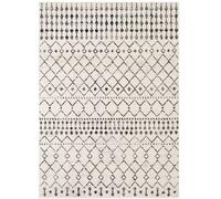 Pisa Rug - Geometric Berber - Black & Grey - Sizes Available