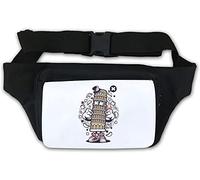 Pisa Tower Hip Hop Styled Italy Architecture Waist Bag Fanny Pack White