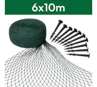 Pisces 10 X 6M Pond Protection Netting With 24 Pegs Cover Net Garden Mesh Protective For Plants Anti-Bird Heron Deterrent Fish