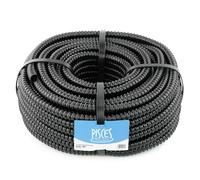Pisces 12mm (0.5 inch) Black Pond Corrugated Flexible Hose Pipe - 30m Roll
