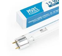 Pisces 15w Watt T8 Replacement UV Pond Bulb Spare UVC Lamp Light for Filter Ultraviolet 2 Pin Linear UV-C Tube 450mm G15T8