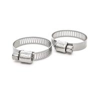 Pisces 2 Pack - 22-32mm Stainless Jubilee Clips to Fit 25mm Hose