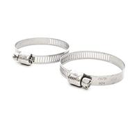 Pisces 2 Pack - 35-51mm Stainless Jubilee Clips to Fit 40mm Hose