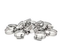 Pisces 20 Pack 16-25mm Stainless Steel Clips For 20mm Hose