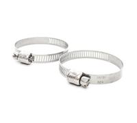 Pisces 35-51mm Stainless Steel Clips Hardware Tubing Clamps for 40mm Pond Hose - 2 Pack