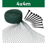 Pisces 4 X 4M Pond Protection Netting With 10 Pegs Cover Net Garden Mesh Protective For Plants Anti-Bird Heron Deterrent Fish
