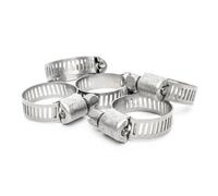 Pisces 5 Pack 10-16mm Stainless Steel Clips For 12.5mm Hose