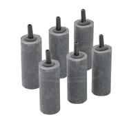 Pisces 6x Pond or Aquarium Airstone Cylinder 20x50mm Air Pump Diffuser