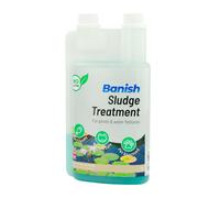Pisces Banish Bioactive Sludge Treatment 1L Dirty Pond Water Clean Wildlife Safe Eco