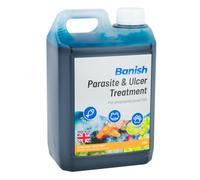 Pisces Banish Parasite Ulcer & Whitespot Pond Fish Treatment 2.5L Medicine For Koi Water Disease Remover