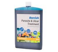 Pisces Banish Parasite Ulcer & Whitespot Pond Fish Treatment 250ml Koi Water Disease