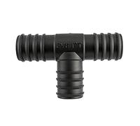 Pisces Barbed Hose 'T' Pond Tube Connector - 25mm x 25mm x 25mm - 3 Way Pipe Adapter