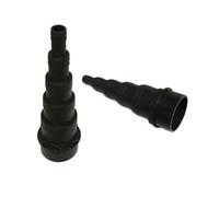 Pisces Black 1.5" Multi-Stage Solvent Hosetail -0.5"-1.5"