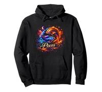 Pisces Celestial Zodiac Sign Astrology Character Symbol Pullover Hoodie