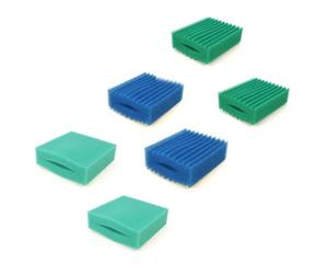Pisces Compatible Oase Biotec 5.1/10.1 6 Pack Foam (2 X Fine, Medium, Coarse)