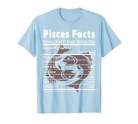 Pisces Facts - Funny Pisces Shirt T-Shirt, Men, Baby Blue, XX-Large