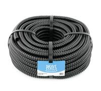 Pisces Flexible Pond Hose Pipe | 12mm (0.5 inch) x 30 Metre Roll | Corrugated Black Tubing for Filter Pumps and UVC Systems